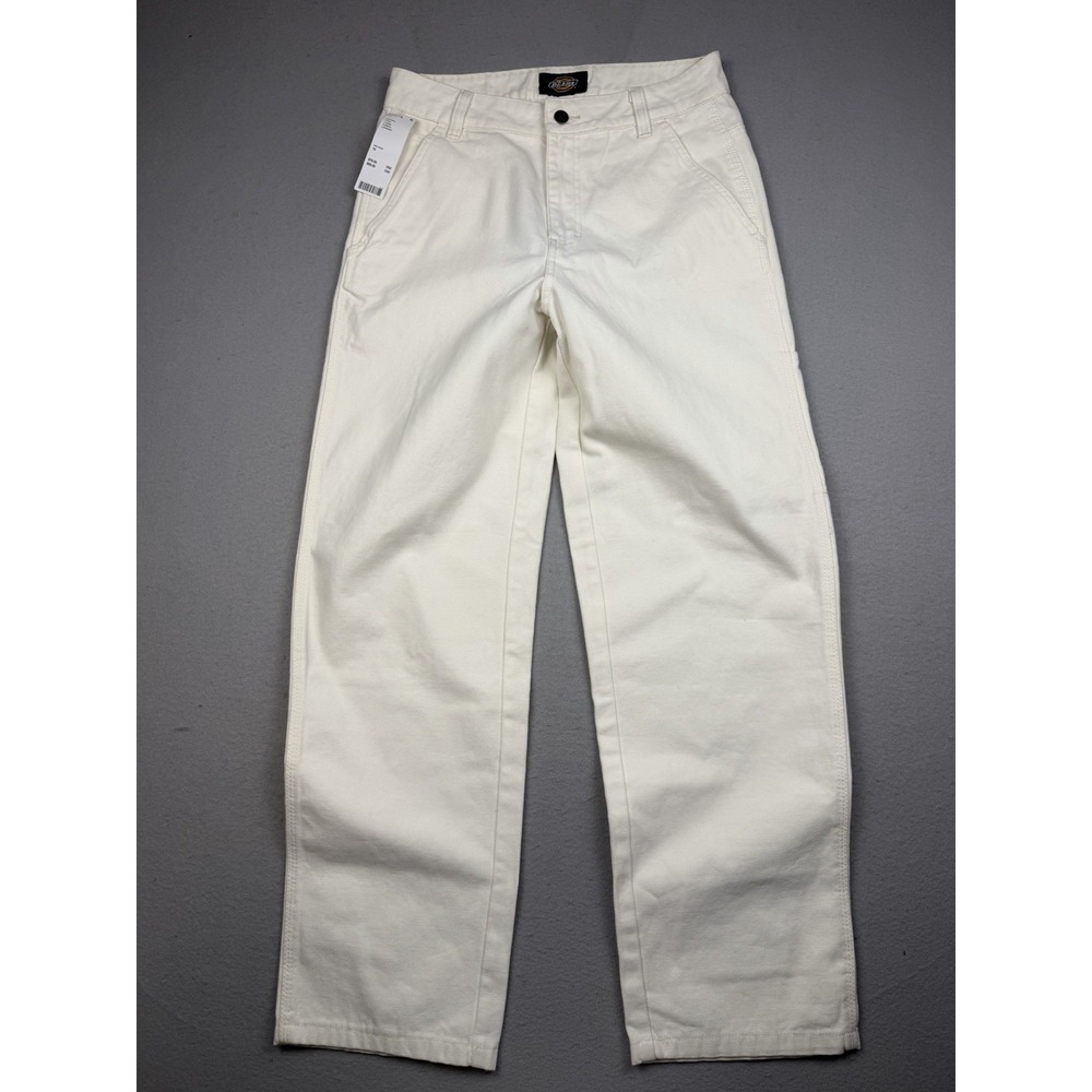 URBAN OUTFITTERS X DICKIES Women's Ivory Duck Pants. Size 10 NWT